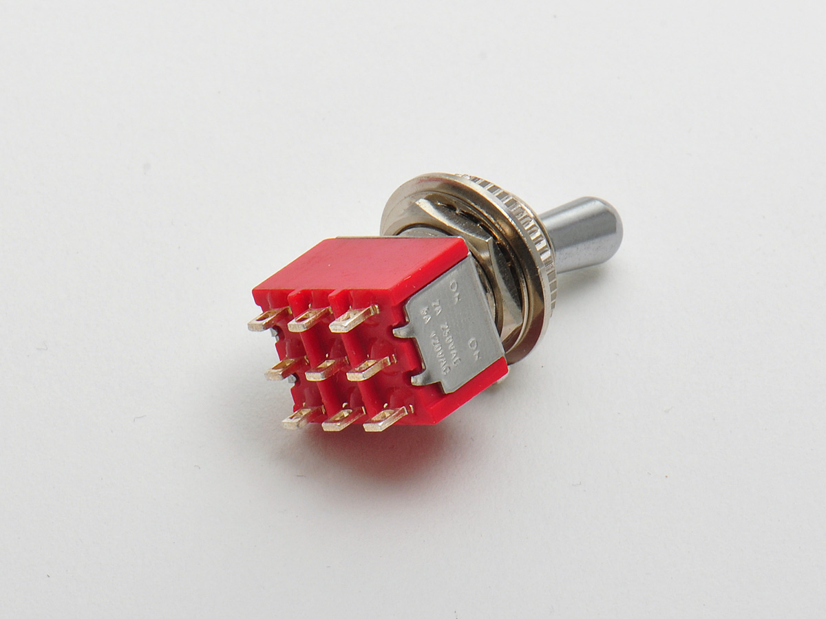 EL02M Mini Toggle Switch, on/on, chrom