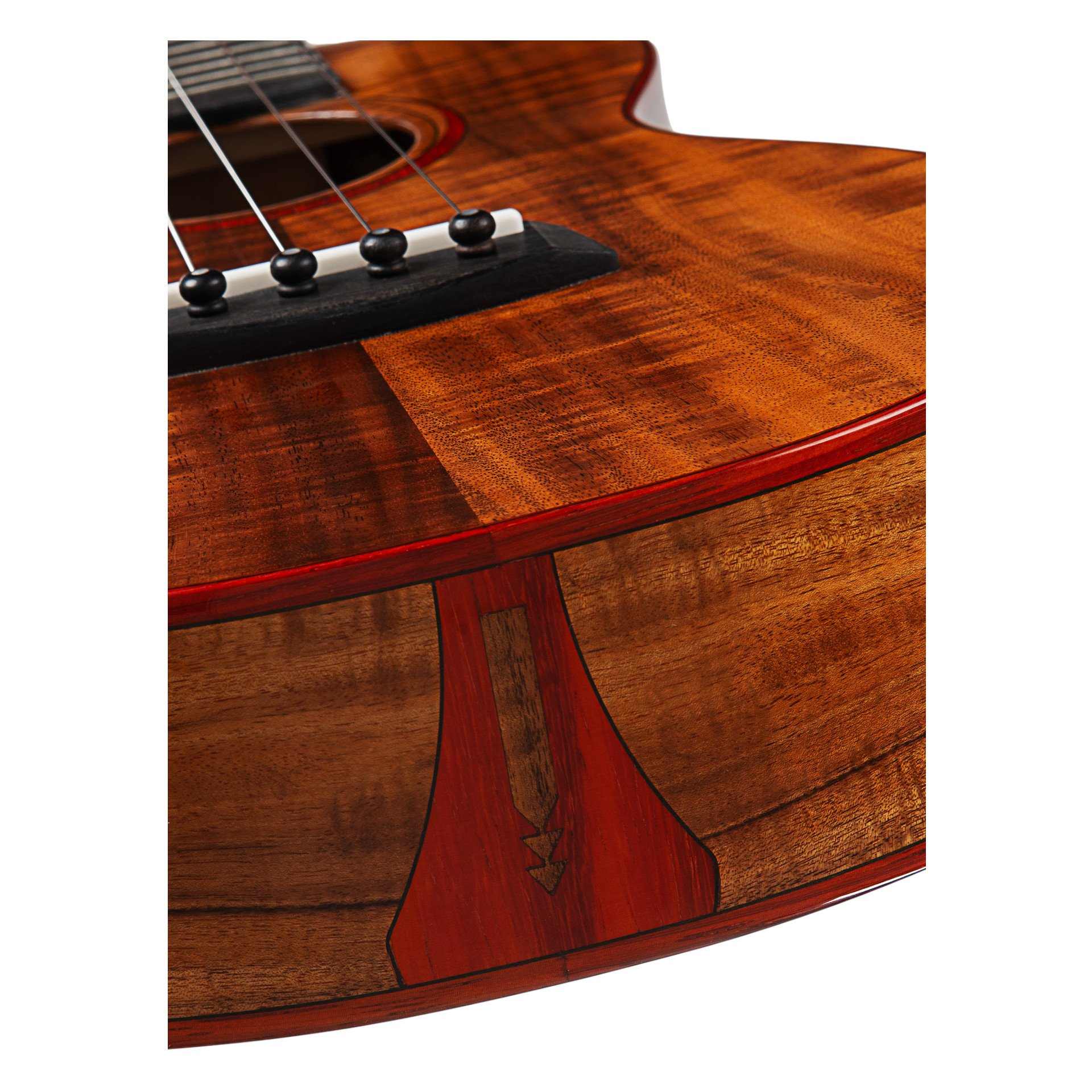 KA-POI-ACA-T Tenor Ukulele All Solid Acacia Poi Pounder with Bag