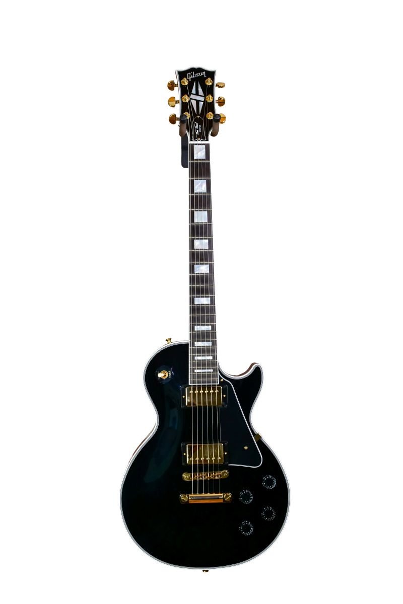 Les Paul Custom Long Scale Ebony Gloss Gold Hardware Custom Shop