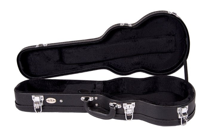 Hardcase Concert Ukulele Black Archtop BCC-AT