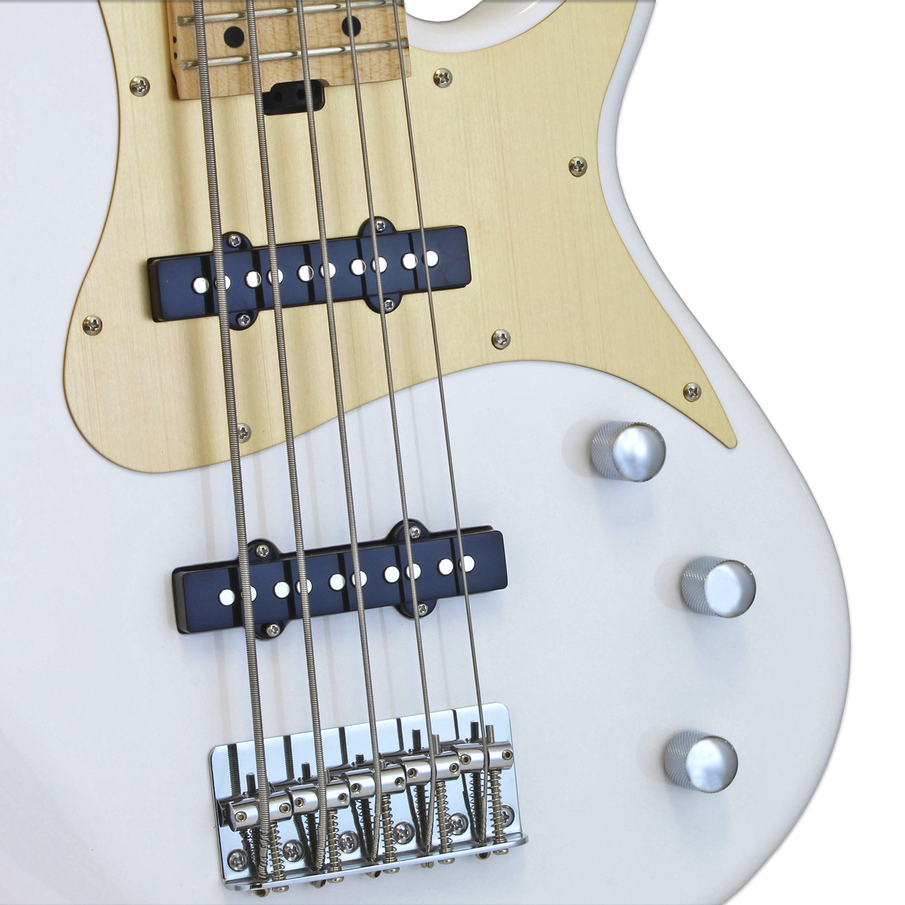 RSB 618/5, white - 5-Saiter E-Bass