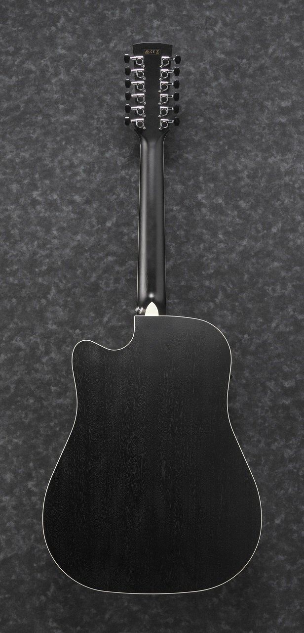 AW8412CE Weathered Black 12-String Westerngitarre