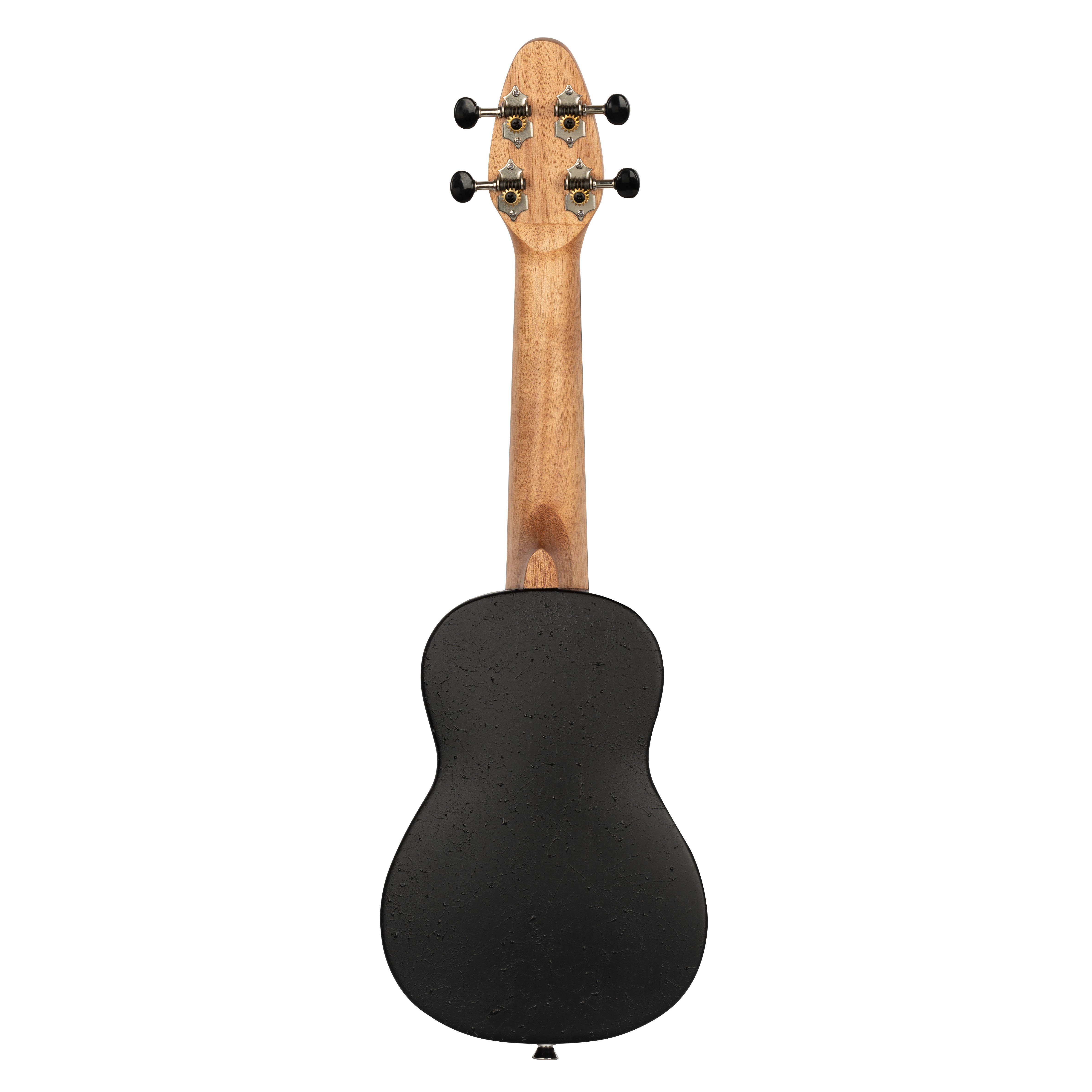 Ukulele Set "spalted maple" inkl. Gymbag/H-Tuner/5 Picks/Gurt