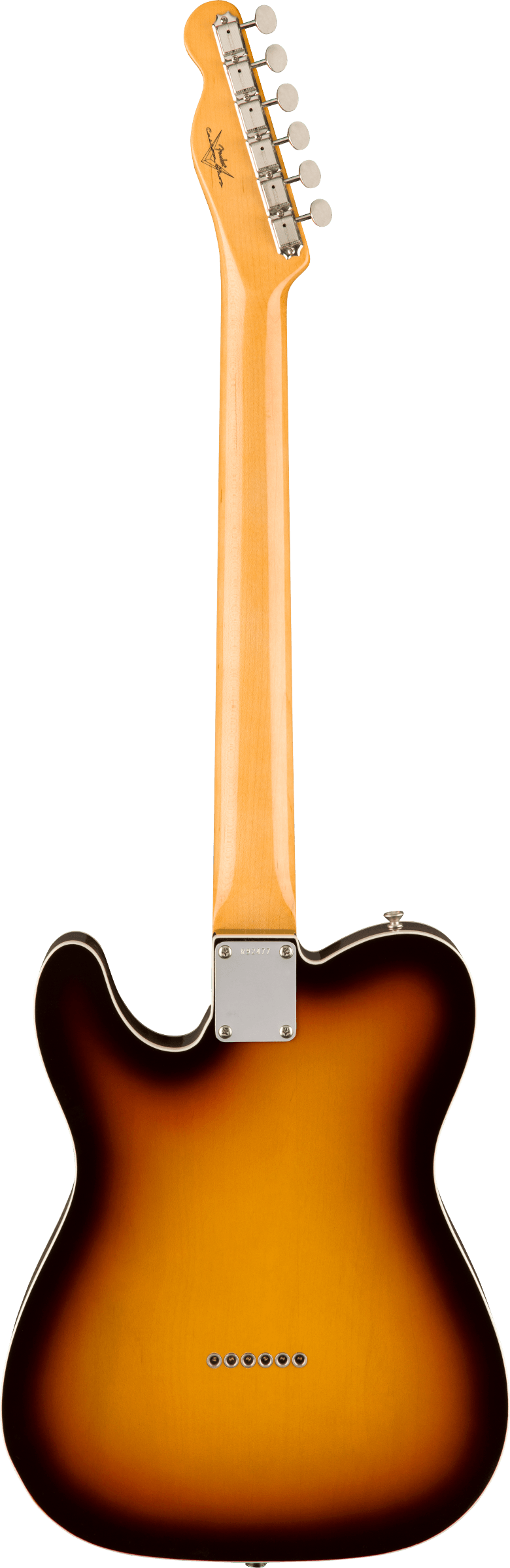 Vintage Custom 1959 Telecaster Custom NOS Chocolate 3-Color Sunburst