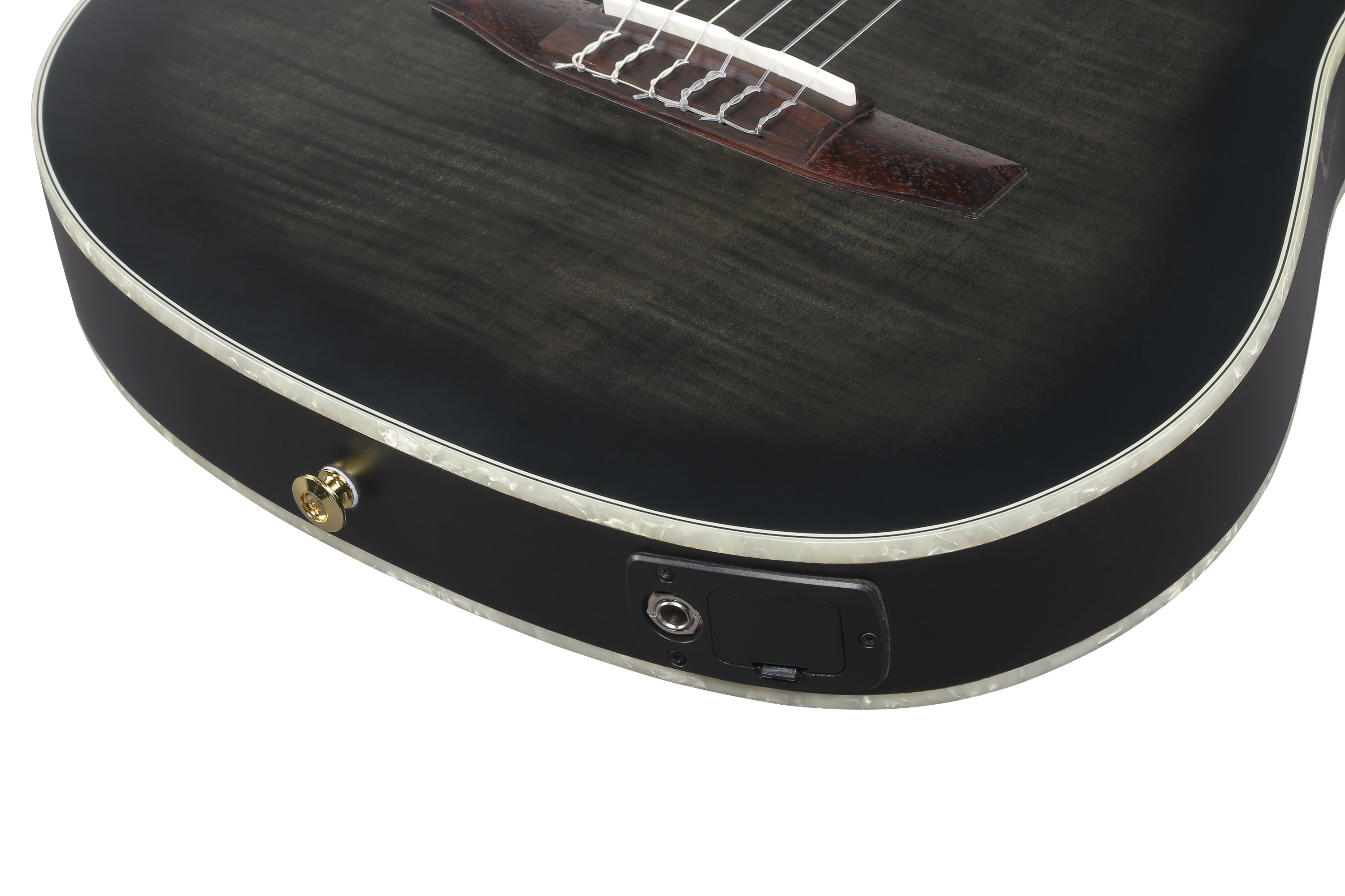 TOD20FMN Tim Henson Signature Nylon String Black Burst Fade Low Gloss