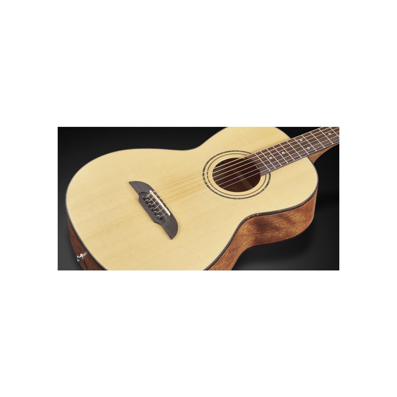 Legacy Parlor Vintage Satin Natural Tinted E - mit Tonabnehmer