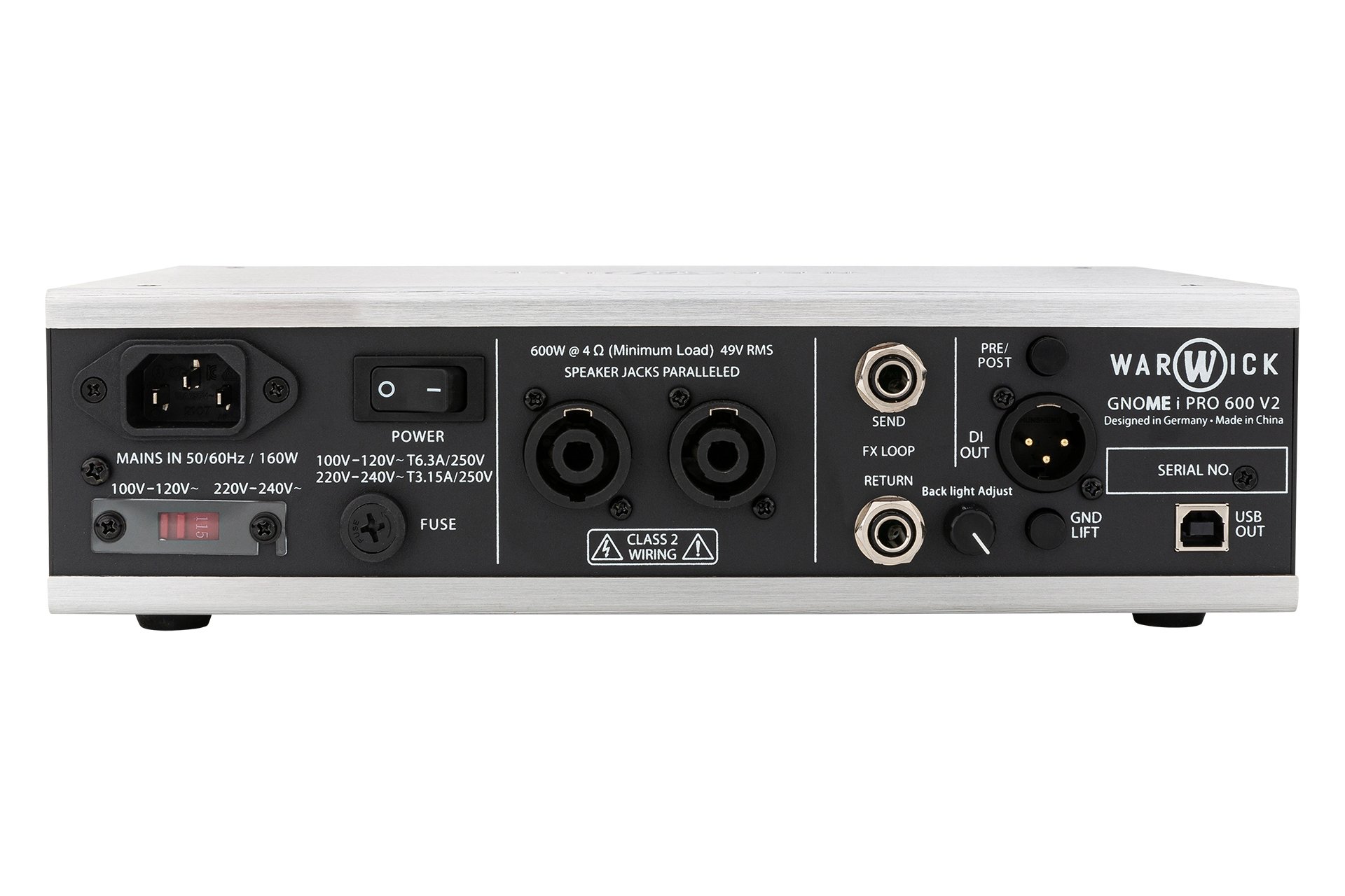 Gnome i Pro 600W V2 Digital Pocket Amp, w/ USB Interface, 230 Volt