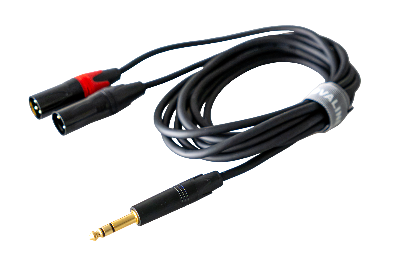 Audiokabel, Klinkenstecker, XLR-Stecker, schwarzes Kabel, Stereo-Audiokabel