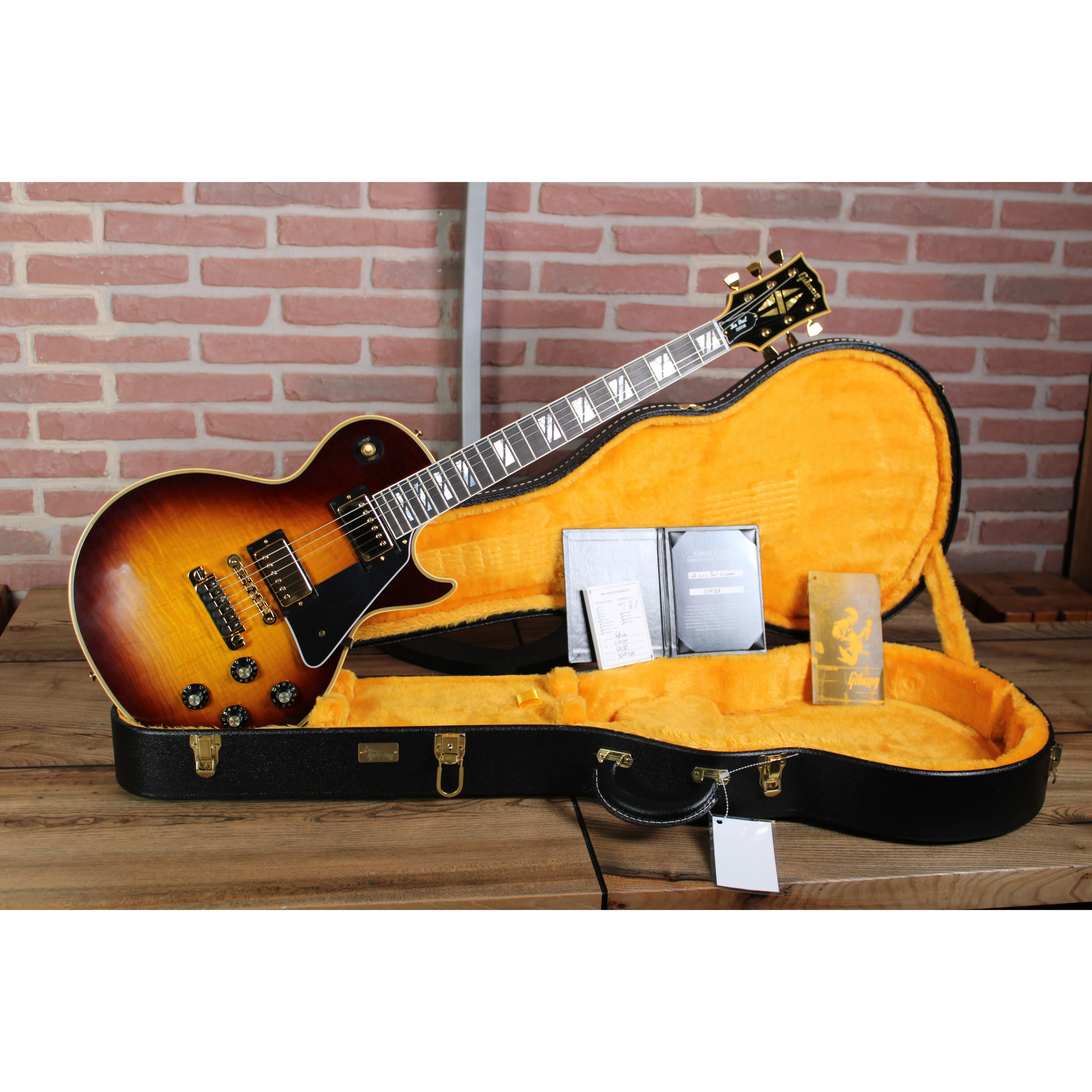 68 Les Paul Custom Tobacco Burst VOS AAA Top