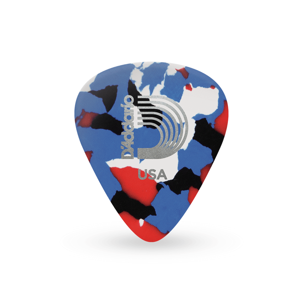 bunte Zelluloid-Gitarren-Picks, 10er-Packung, Light