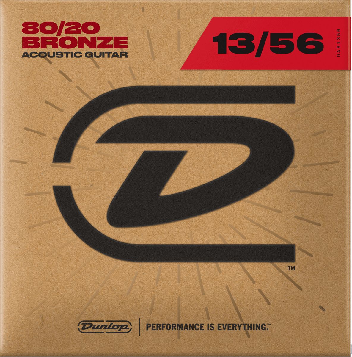 Acoustic 80/20 Bronze, Acoustic Guitar String Set, Medium, .013-.056