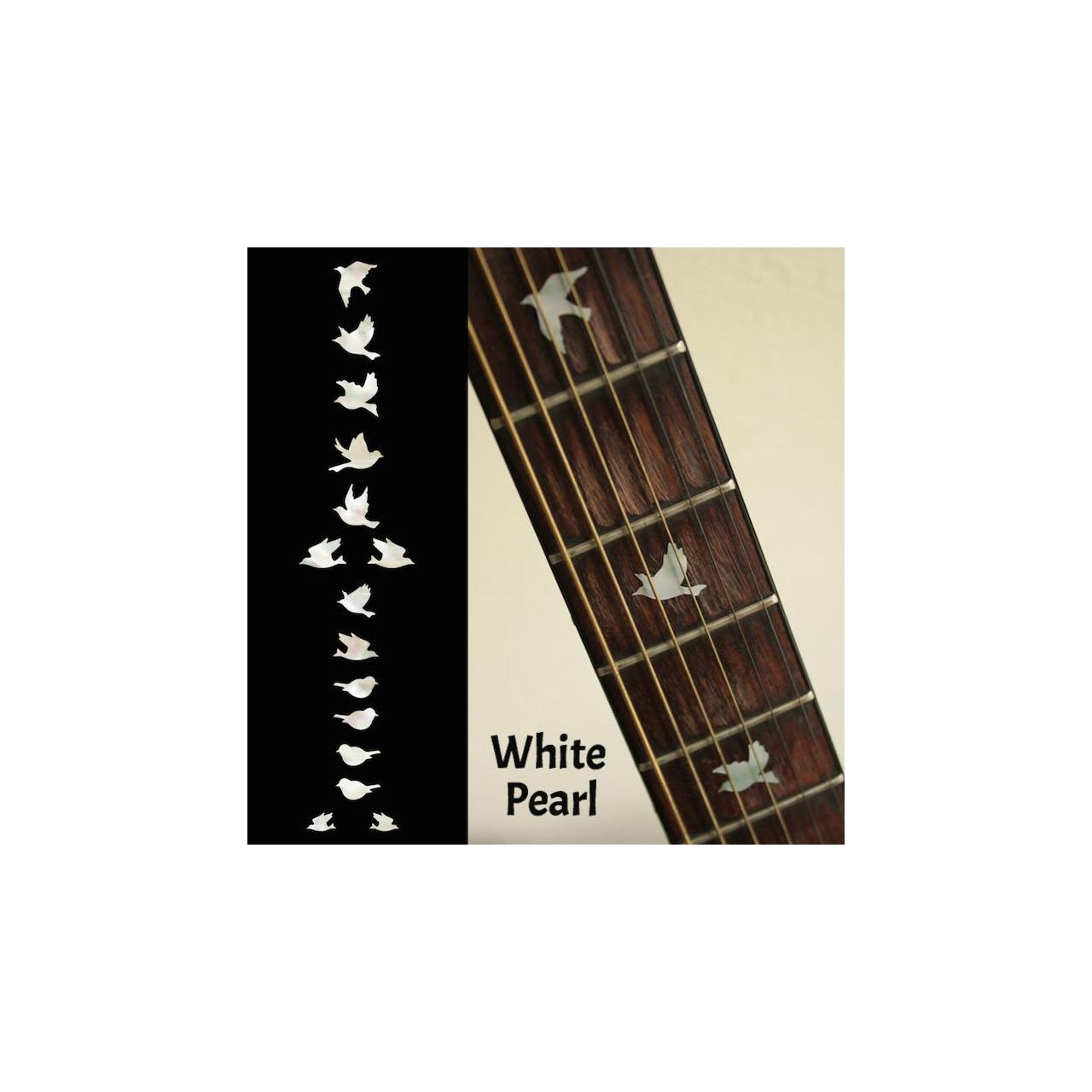 Inlay Stickers, Fret Mark-Dove (WS)