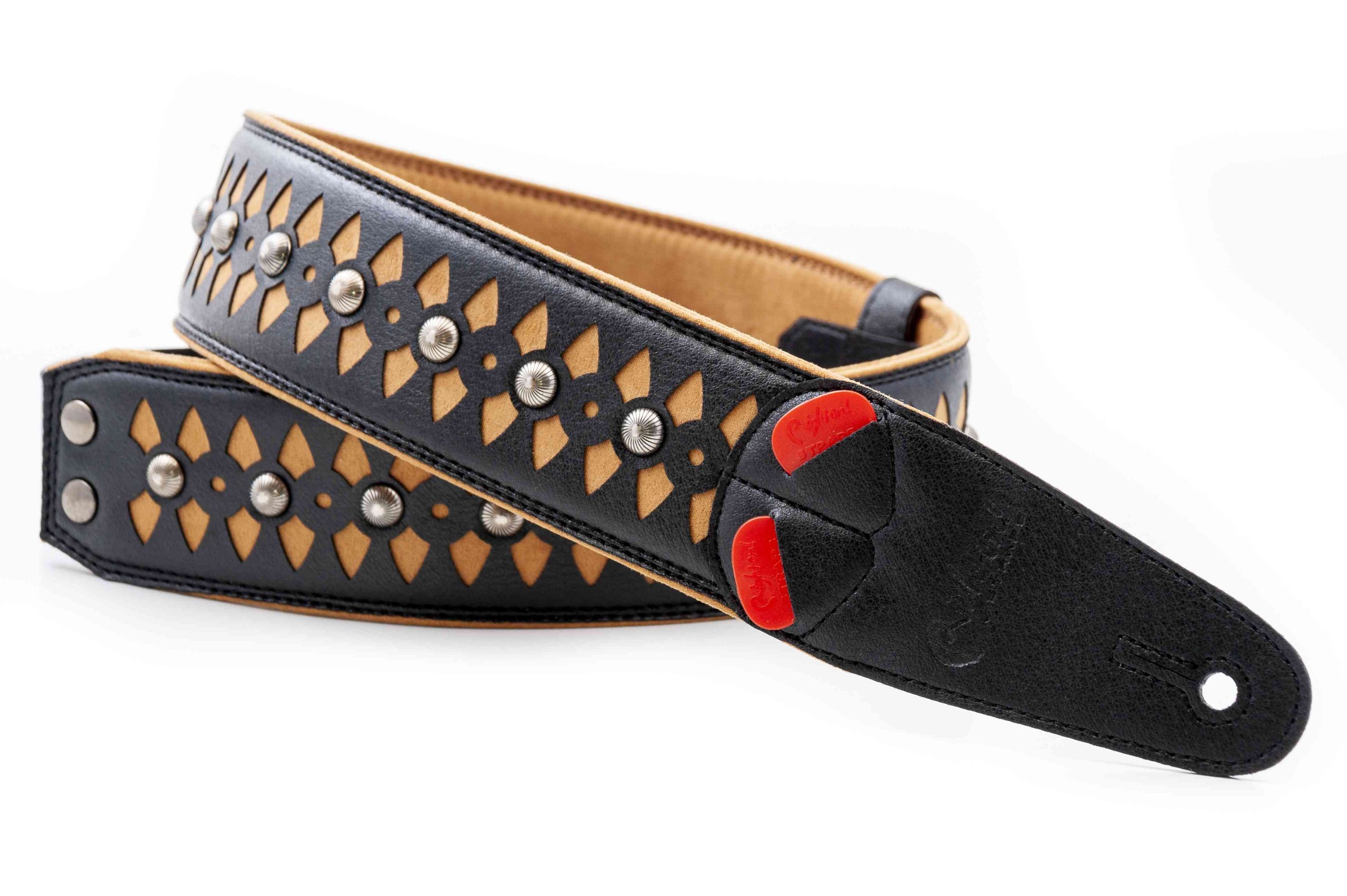 Armour Beige Guitar Strap