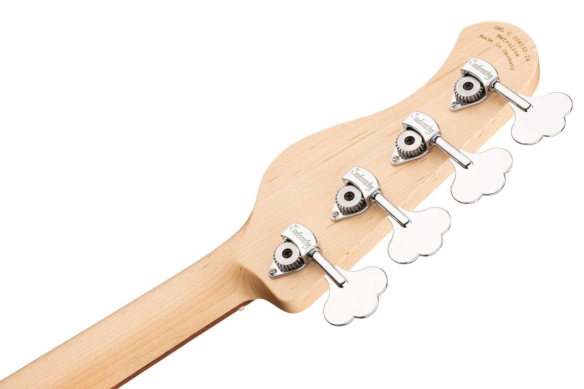 MetroLine 21-Fret Vintage J/J Bass, Red Alder Body, 4-String - Solid Ice Blue Metallic Satin