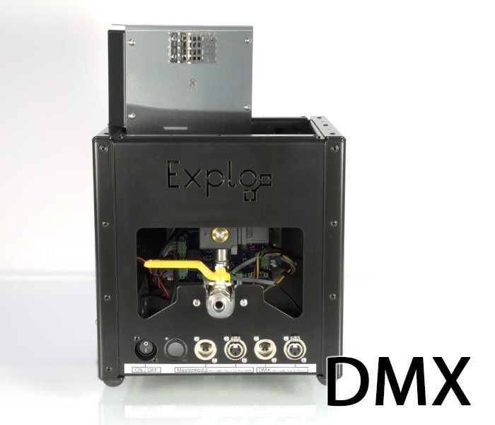 GX2 12V Flammenprojektor zum Erzeugen von Flammeneffekten Sonderedition inkl. verbautem Aerosol-Adap
