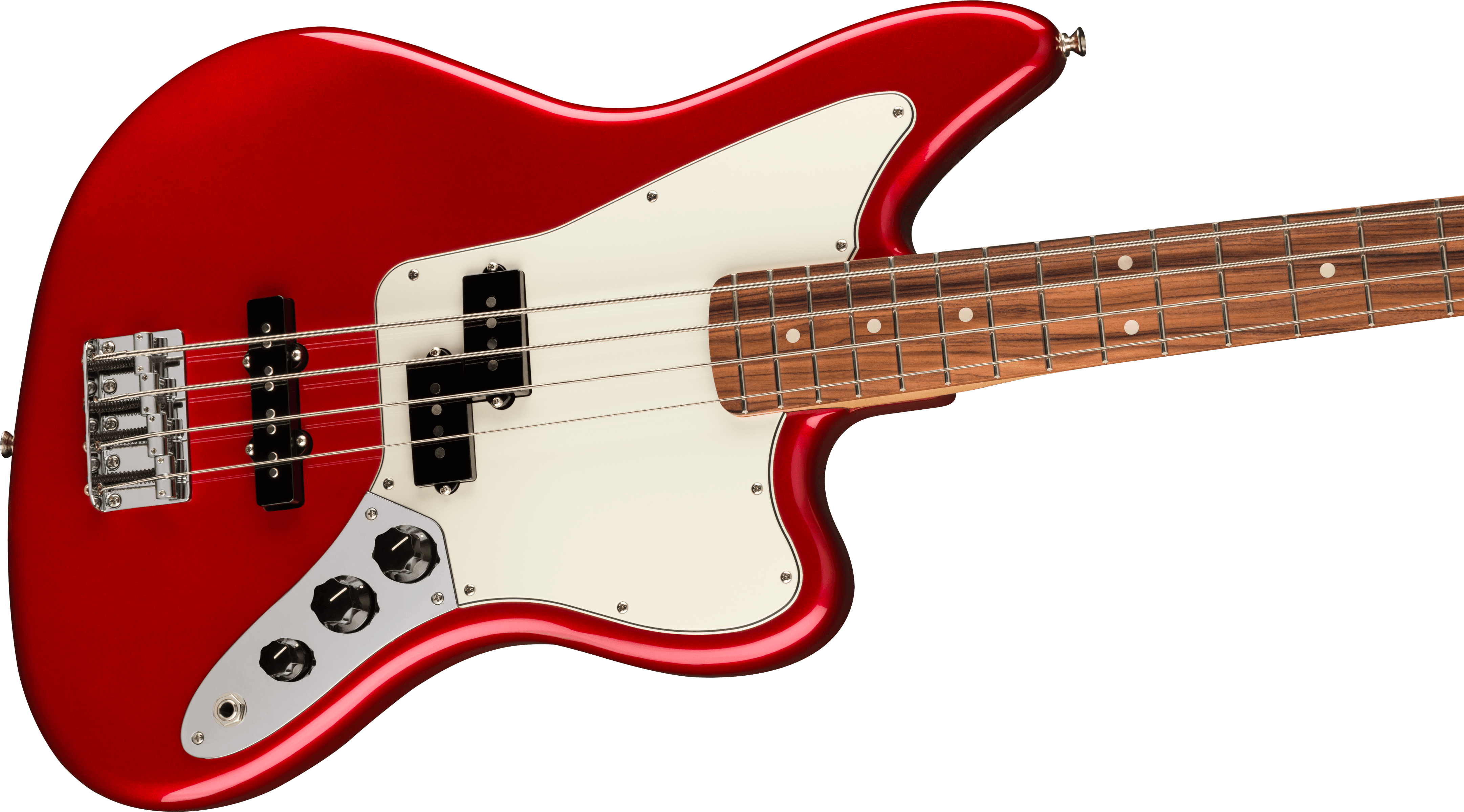 Player Jaguar® Bass, Pau Ferro Fingerboard, Candy Apple Red