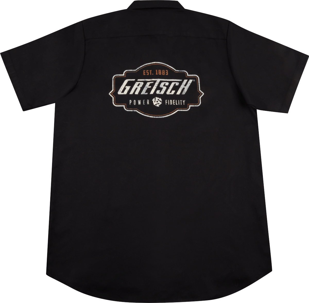 Biker Work Shirt, Black, M
