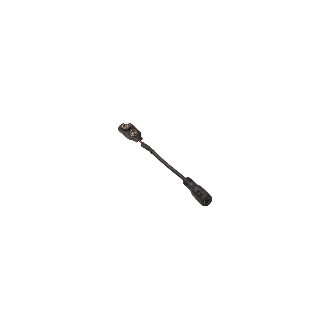 Power Ace: Battery Plug Converter - 9V battery clip to Barrel (2.1 x 5.5 mm)