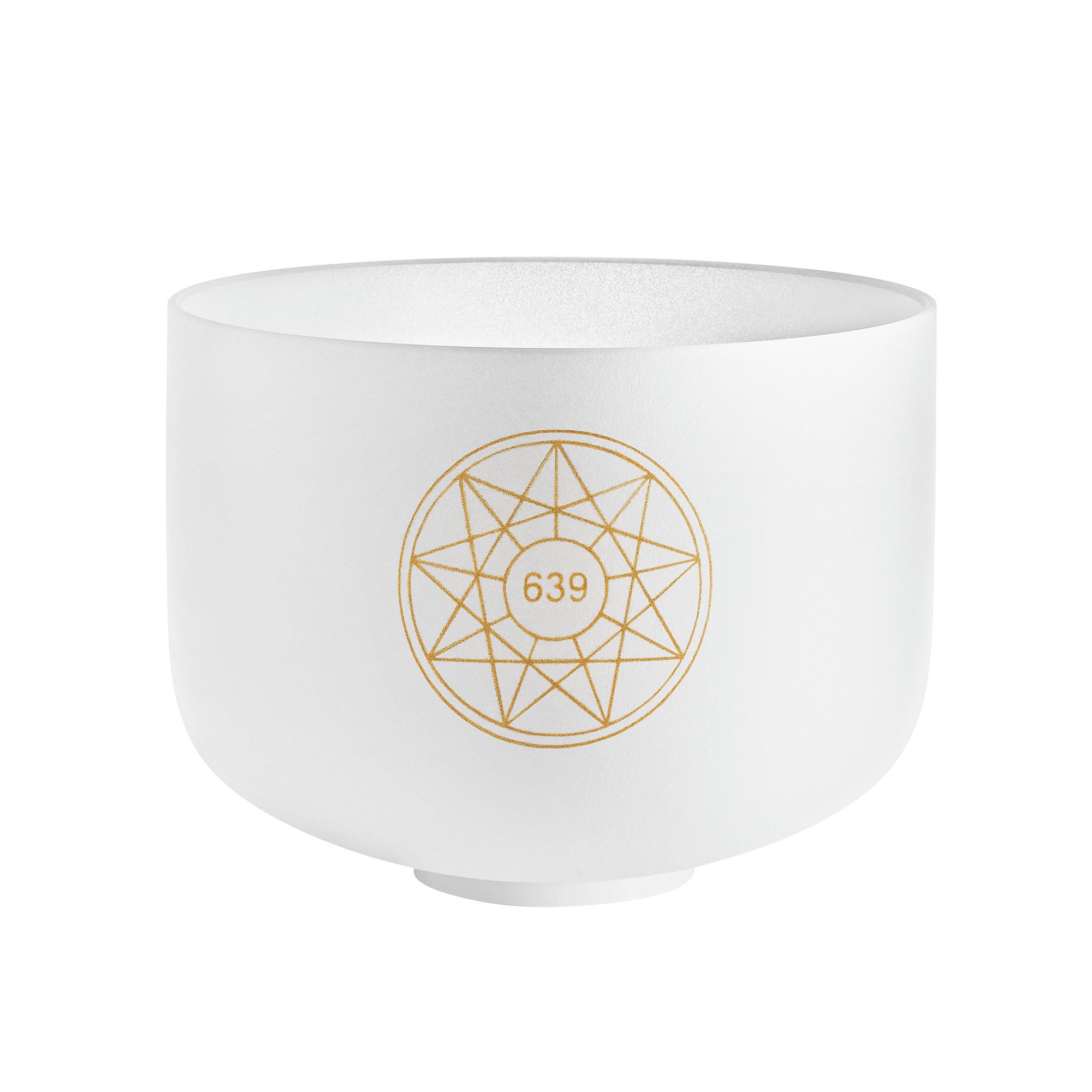 Solfeggio Kristallklangschale 10" - D#4/Fa/639 Hz