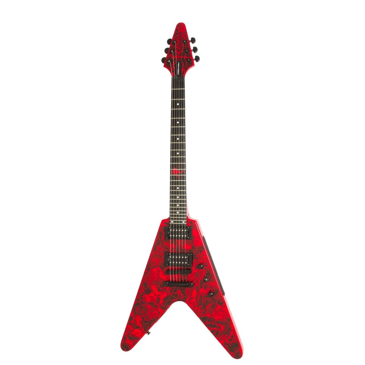 Ltd Ed Jeff Waters Annihilation-II Flying-V Outfit - E-Gitarre