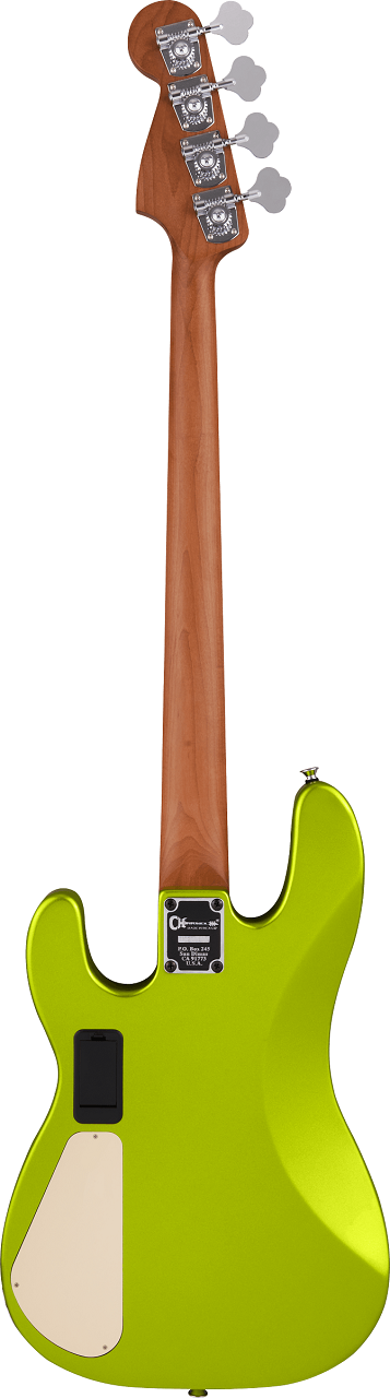 Pro-Mod San Dimas® Bass PJ IV, Caramelized Maple Fingerboard, Lime Green Metallic