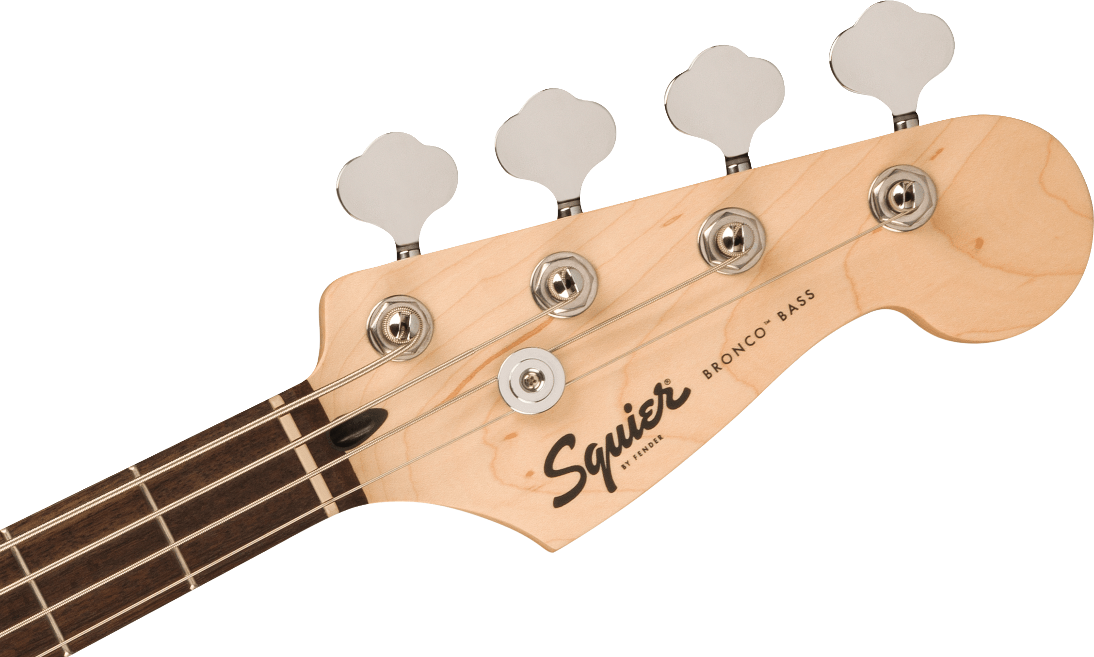 Sonic™ Bronco™ Bass, Laurel Fingerboard, White Pickguard, Black