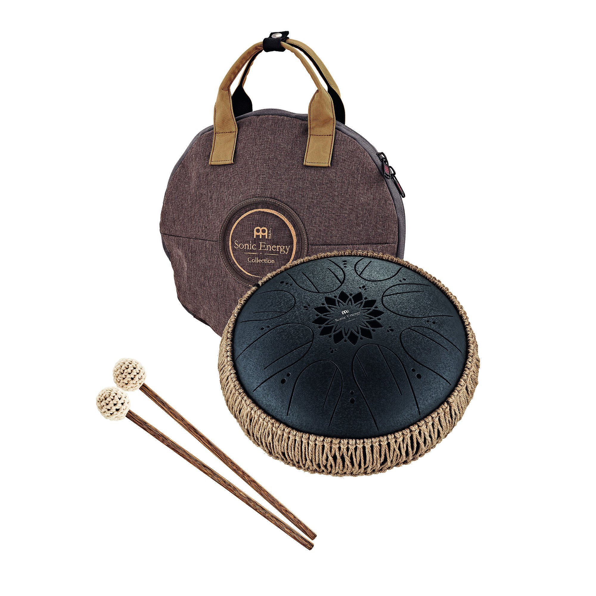 MOSTD1BK Medium Octave Steel Tongue Drum Schwarz H Moll