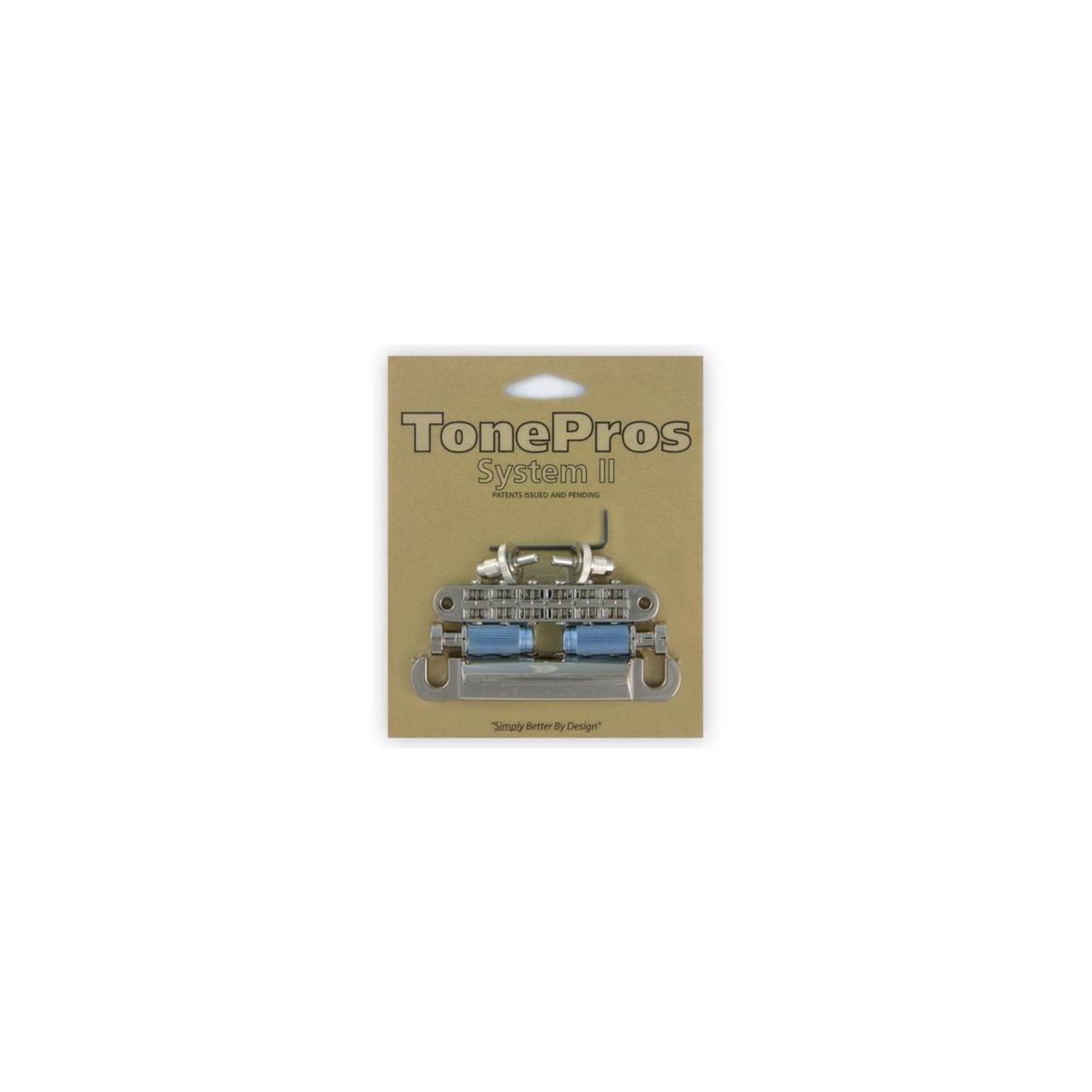 LPM04 - Bridge and Tailpiece Set - Nickel 