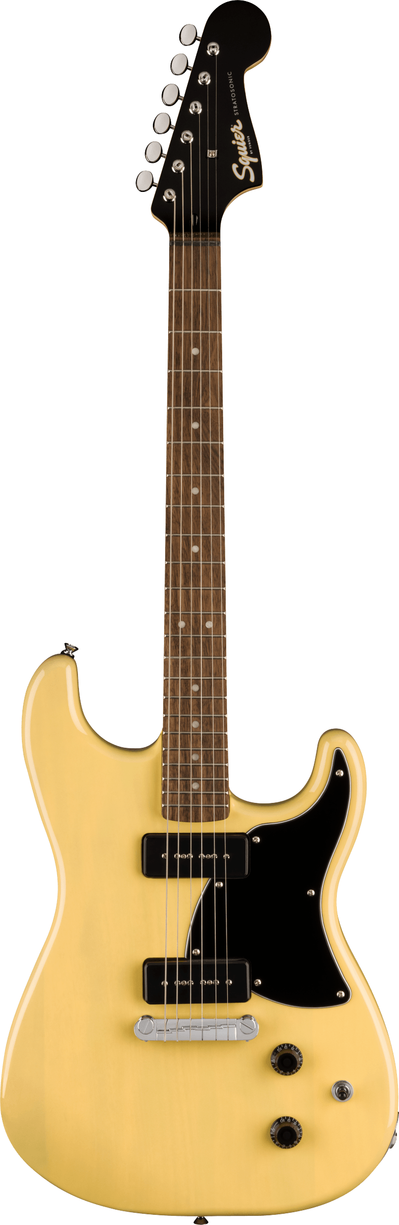Paranormal Strat-O-Sonic, Laurel Fingerboard, Black Pickguard, Vintage Blonde