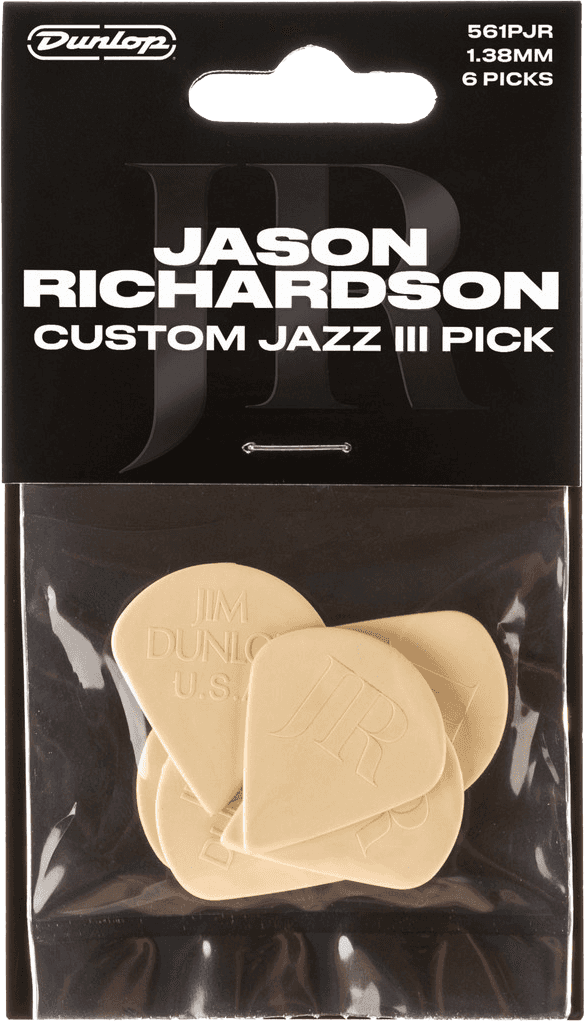 Jason Richardson Custom Jazz III Pick 1.38mm, 6er Pack