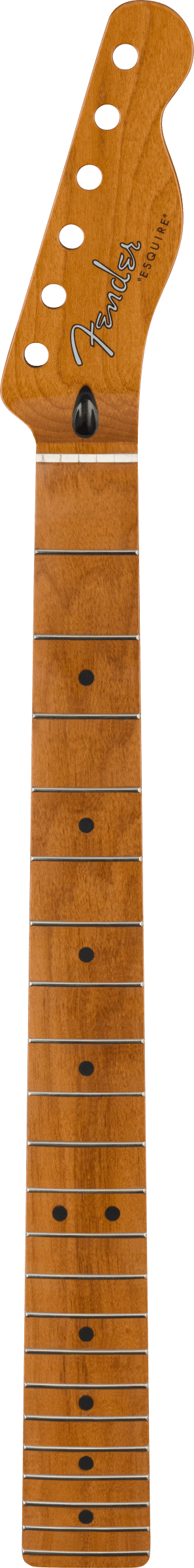50's Modified Esquire Neck, 22 Narrow Tall Frets, 9.5", U Shape, Roasted Maple