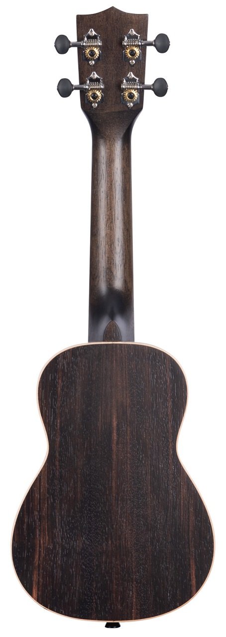 KA-EBY-S - Ebony Soprano Ukulele, with Bag (UB-S)