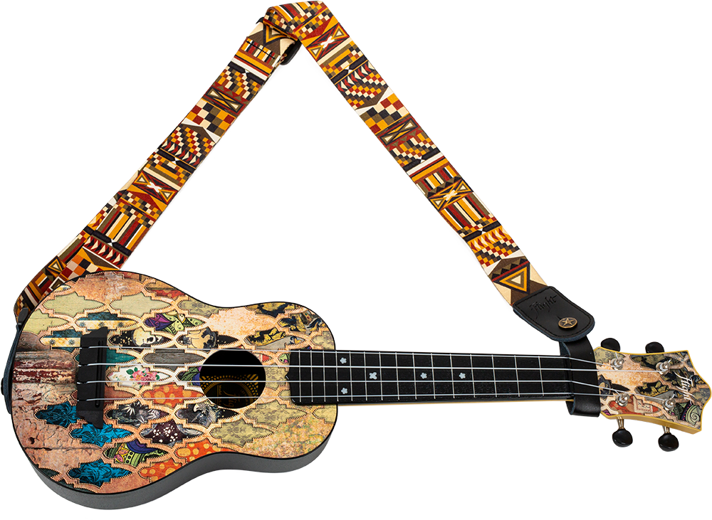 S35 Marigold Polyester Ukulele Strap