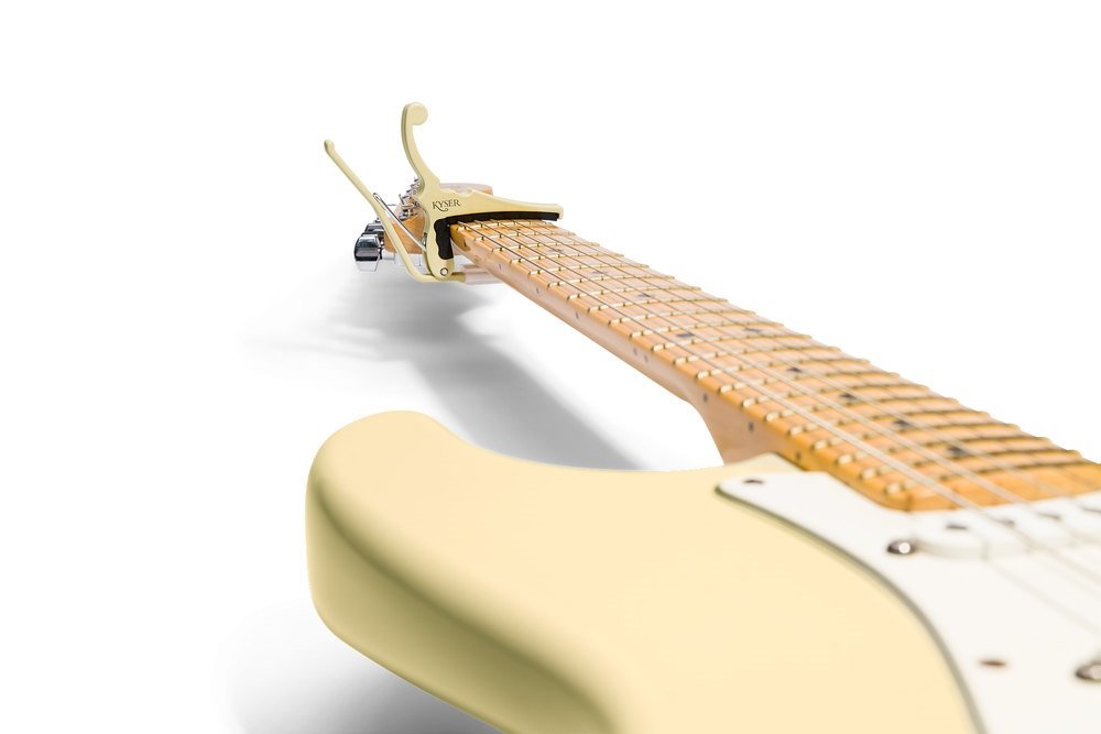 KGEFOW Fender Quick-Change Capo - Olympic White