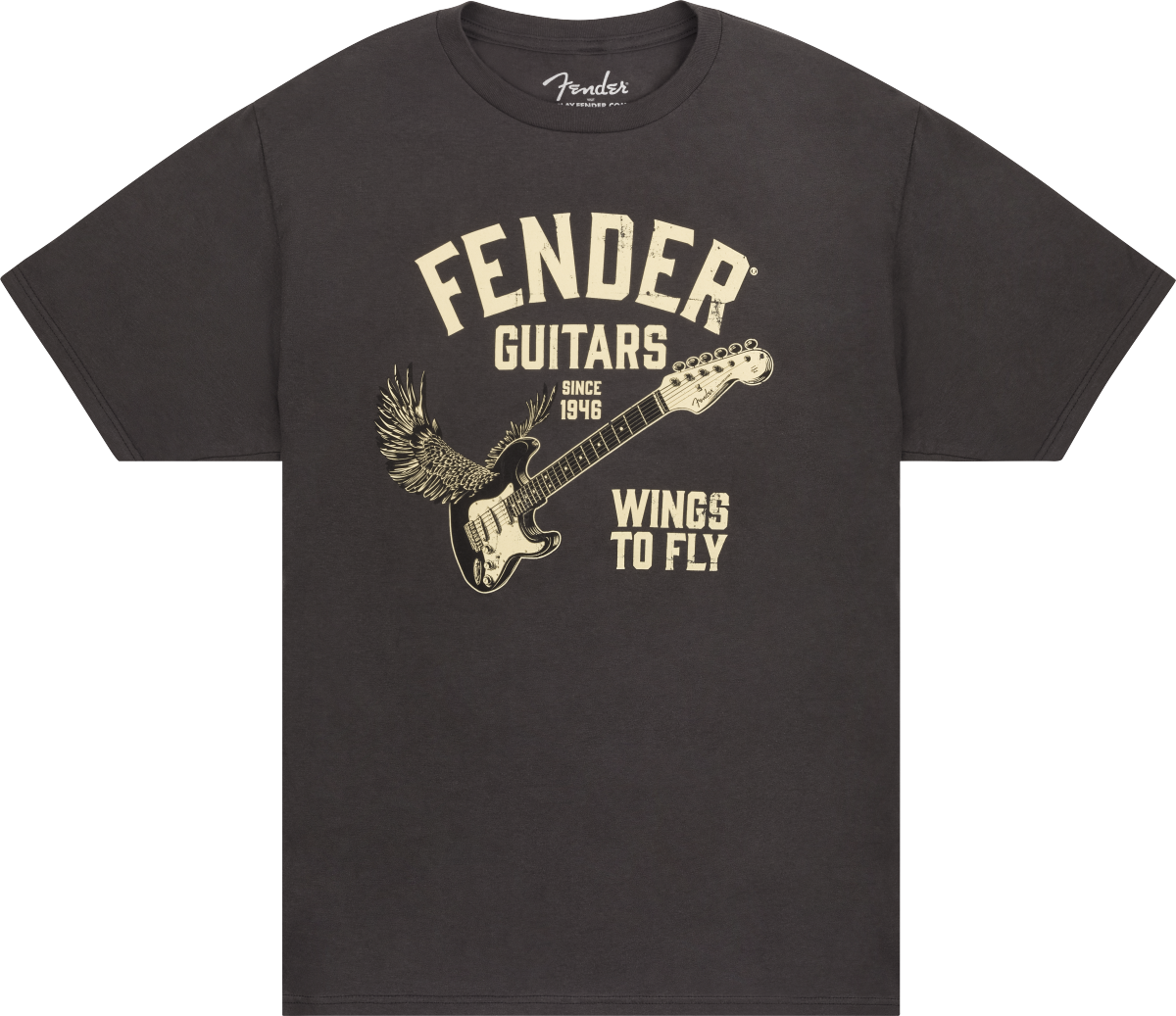 Wings To Fly T-Shirt, Vintage Black, M