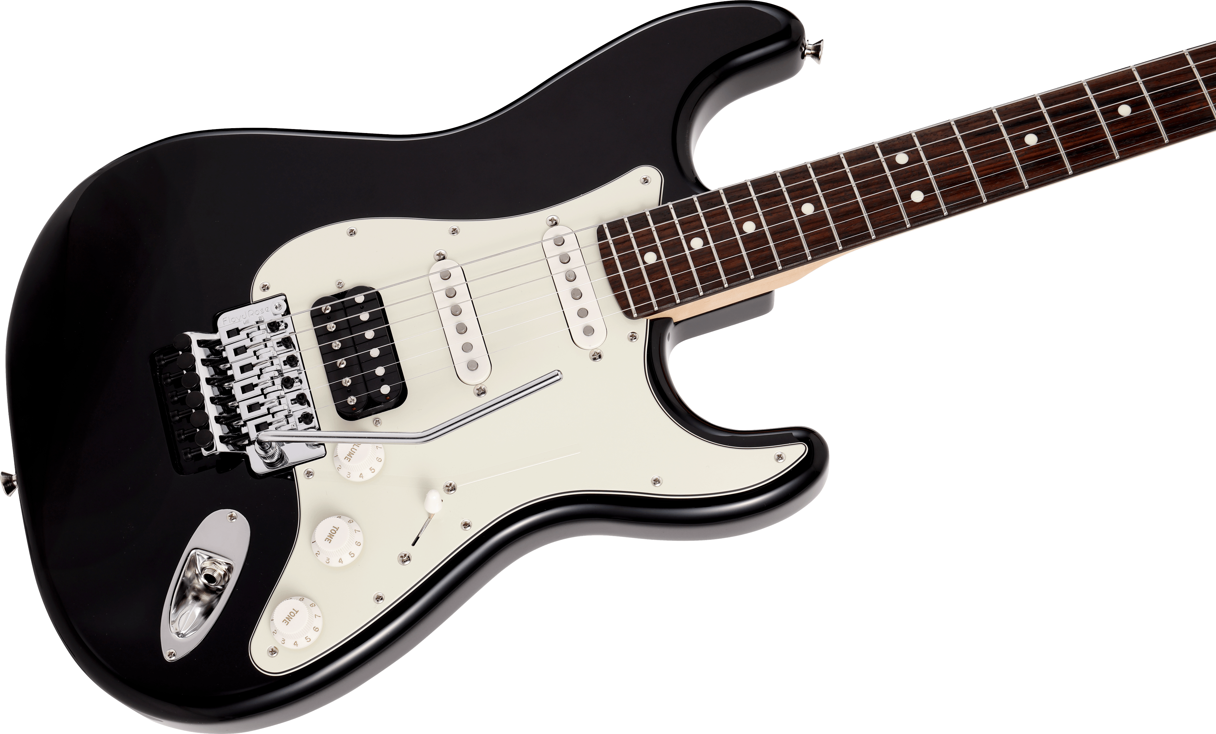 Made in Japan Limited Stratocaster® with Floyd Rose®, Black