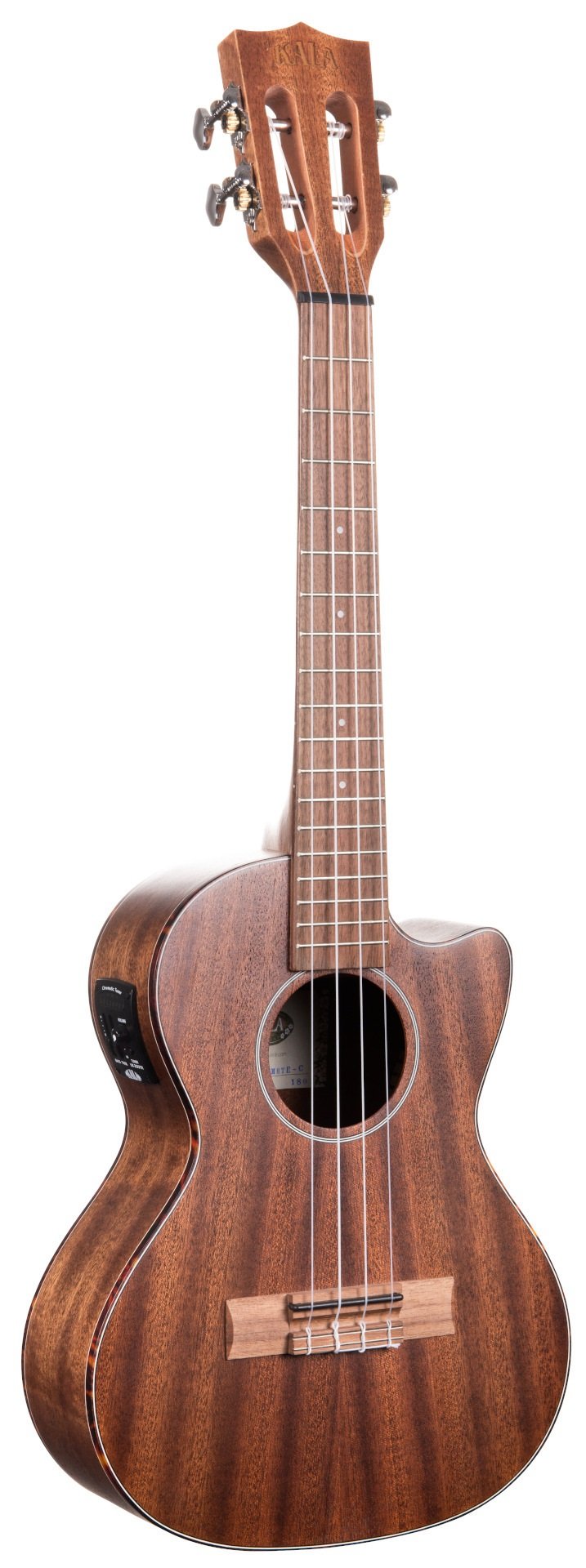KA-SMHTE-C-EQ - Solid Mahogany Tenor Ukulele, with EQ, Cutaway & Case (UC-T)