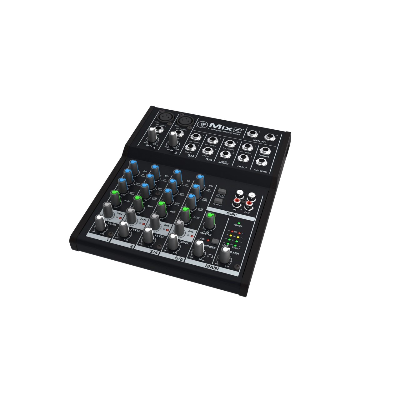 Mix8 - 8 Kanal Kompaktmixer