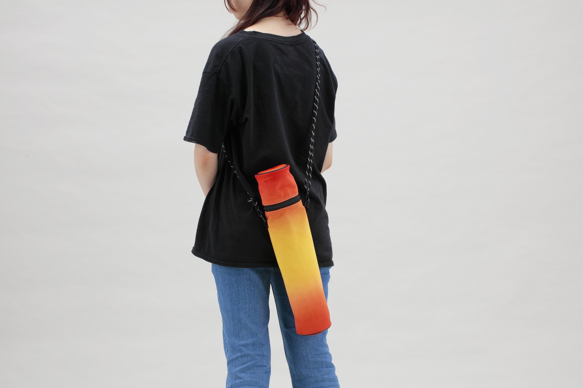 Vivid Collection Stick Bag - Orange x Yellow