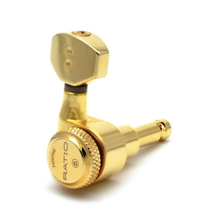  PRL-8322-G0 Ratio Electric Locking Machine Heads - Contemporary Mini Button