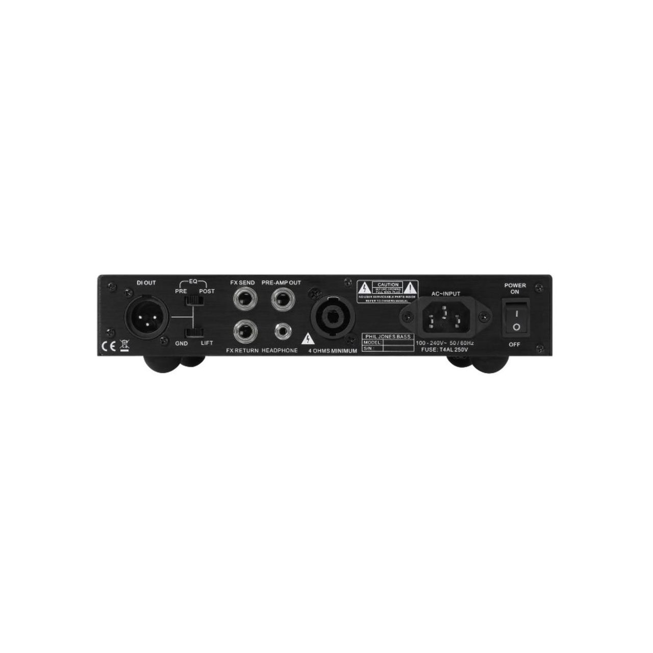 D-400 - Compact Bass Amp Head 350 Watts 