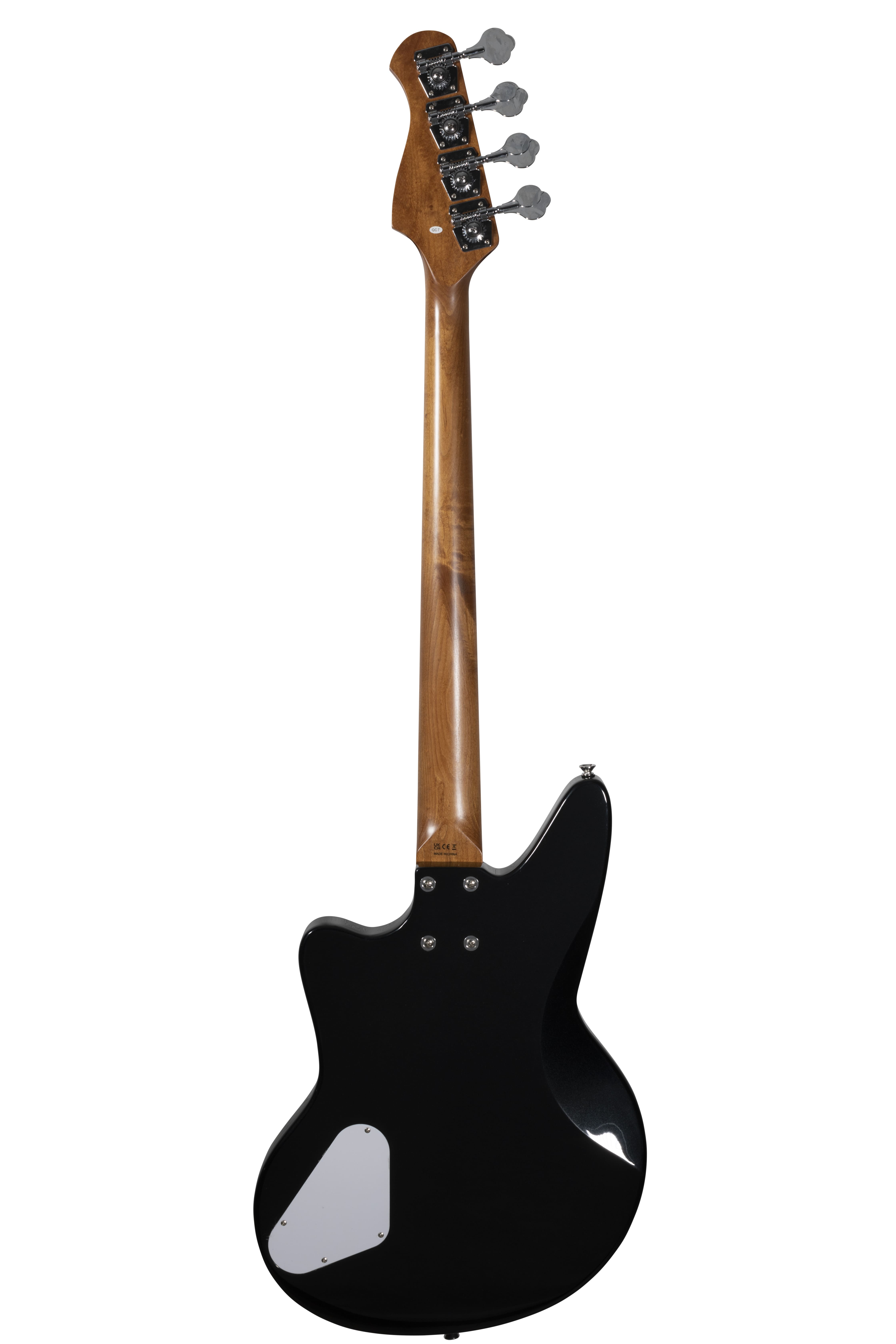 The Saint Gloss Black 4-String E-Bass