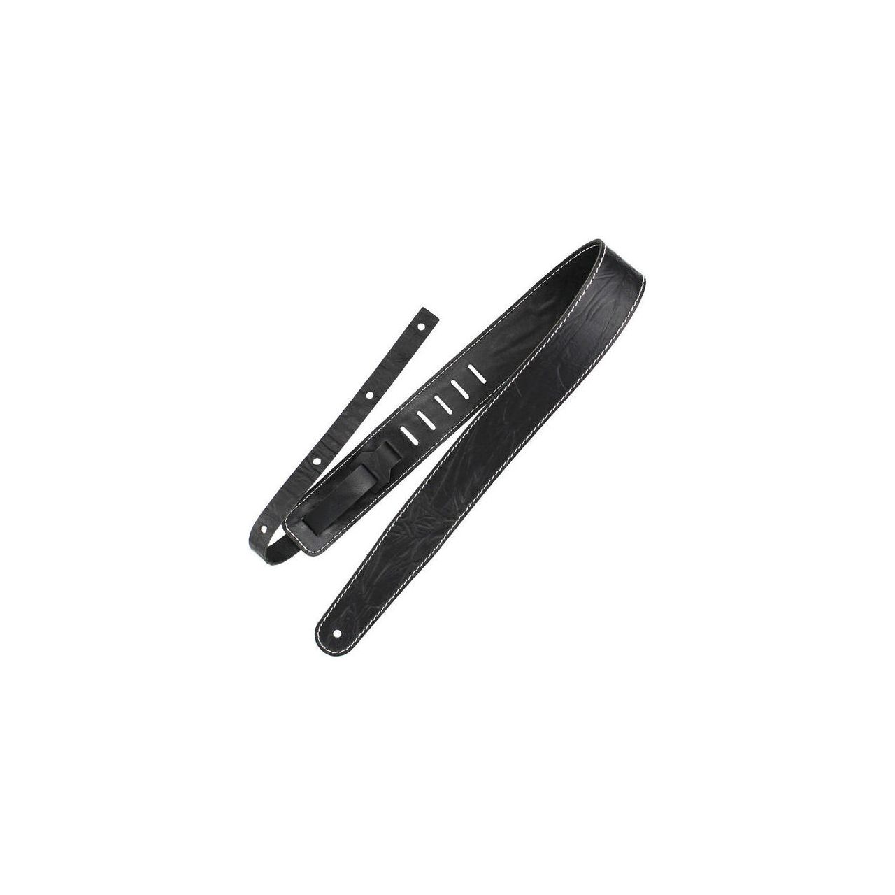 1513 Raw II Contour Wrinkle Black - Gitarrengurt, Made in Germany