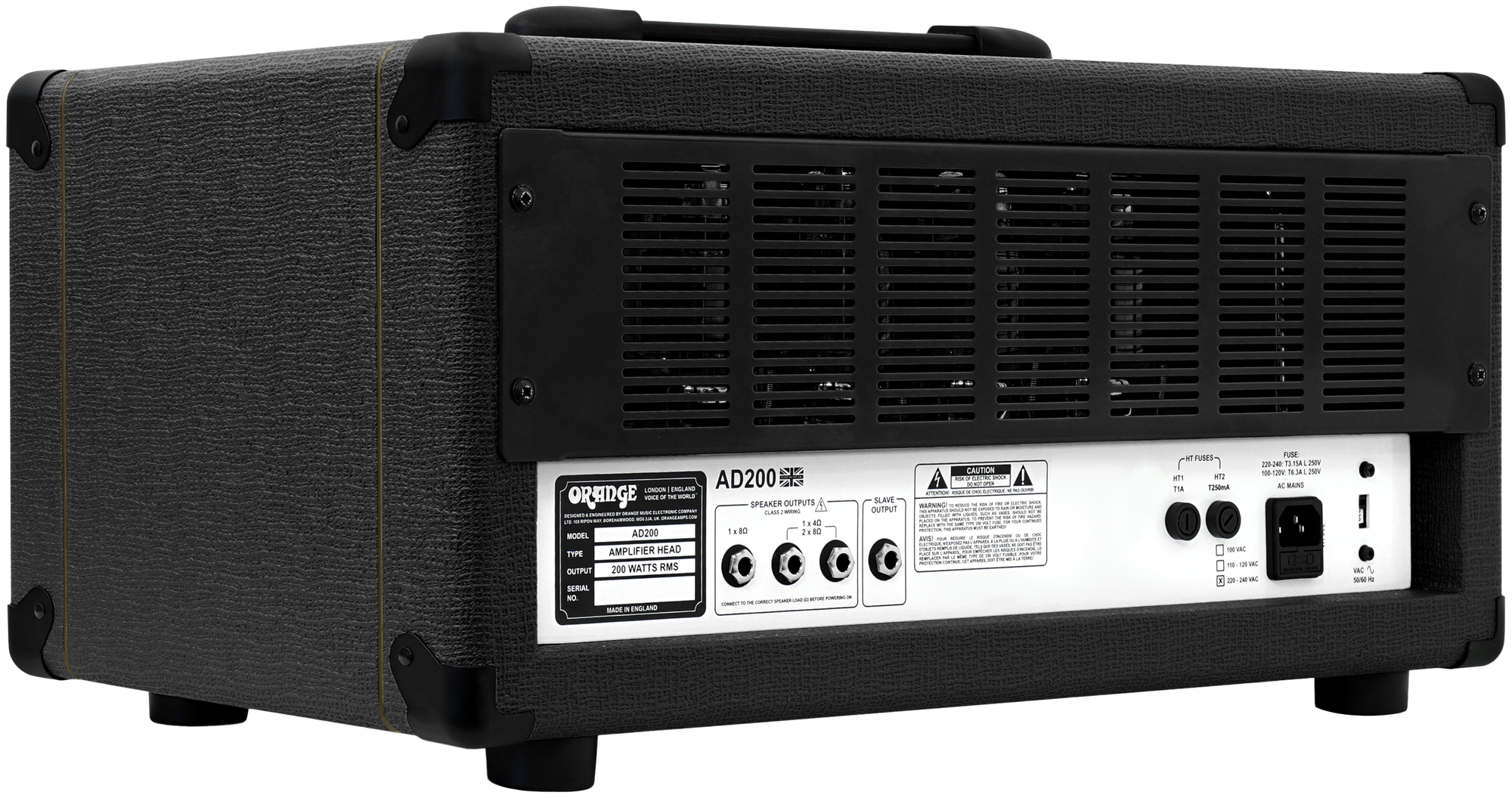 AD200 BK Vollröhren Bass Topteil