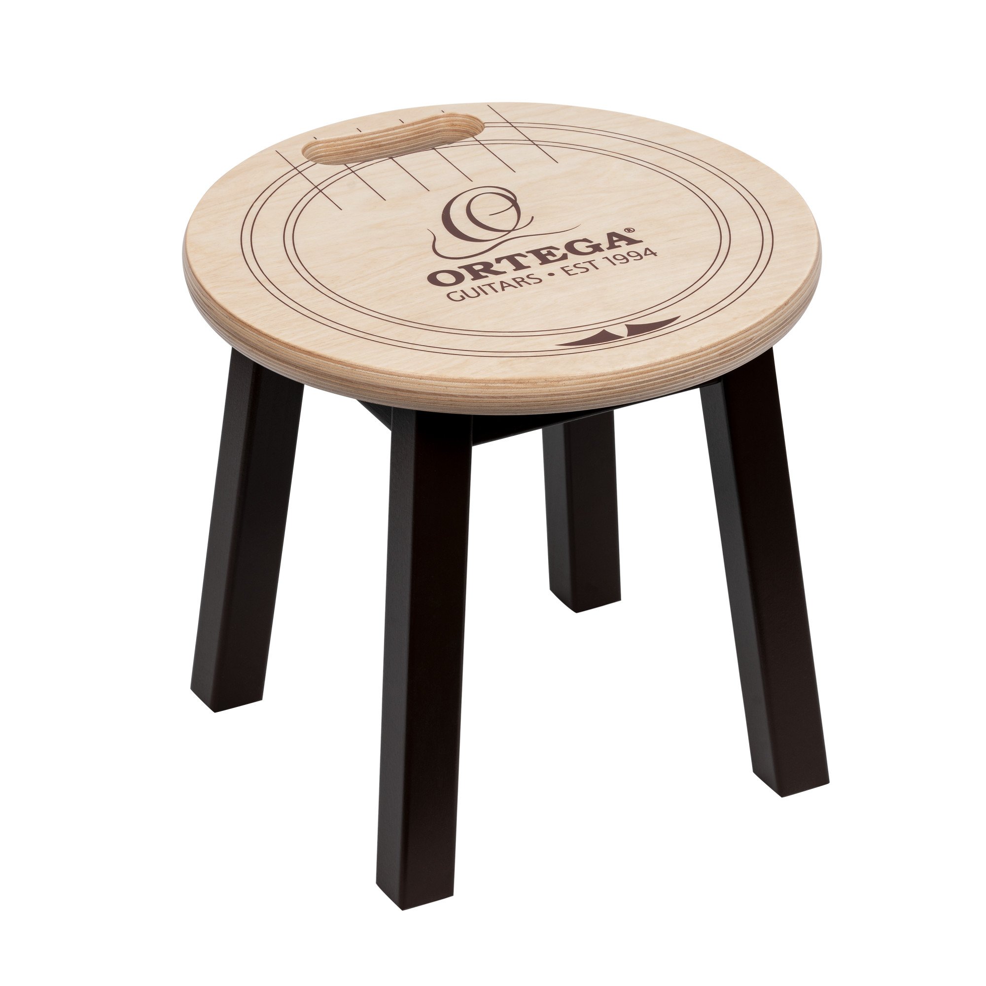 Holz-Barhocker - 12"/31cm Natur/Braun

