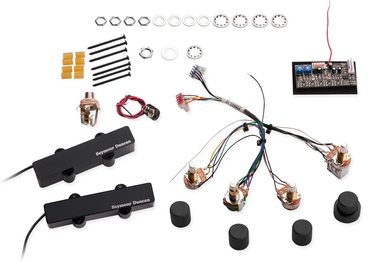 AJB-3ASAB - Steve Bailey Active Jazz Bass System, Pickup Set & 3-Band Electronics, 4-5 String
