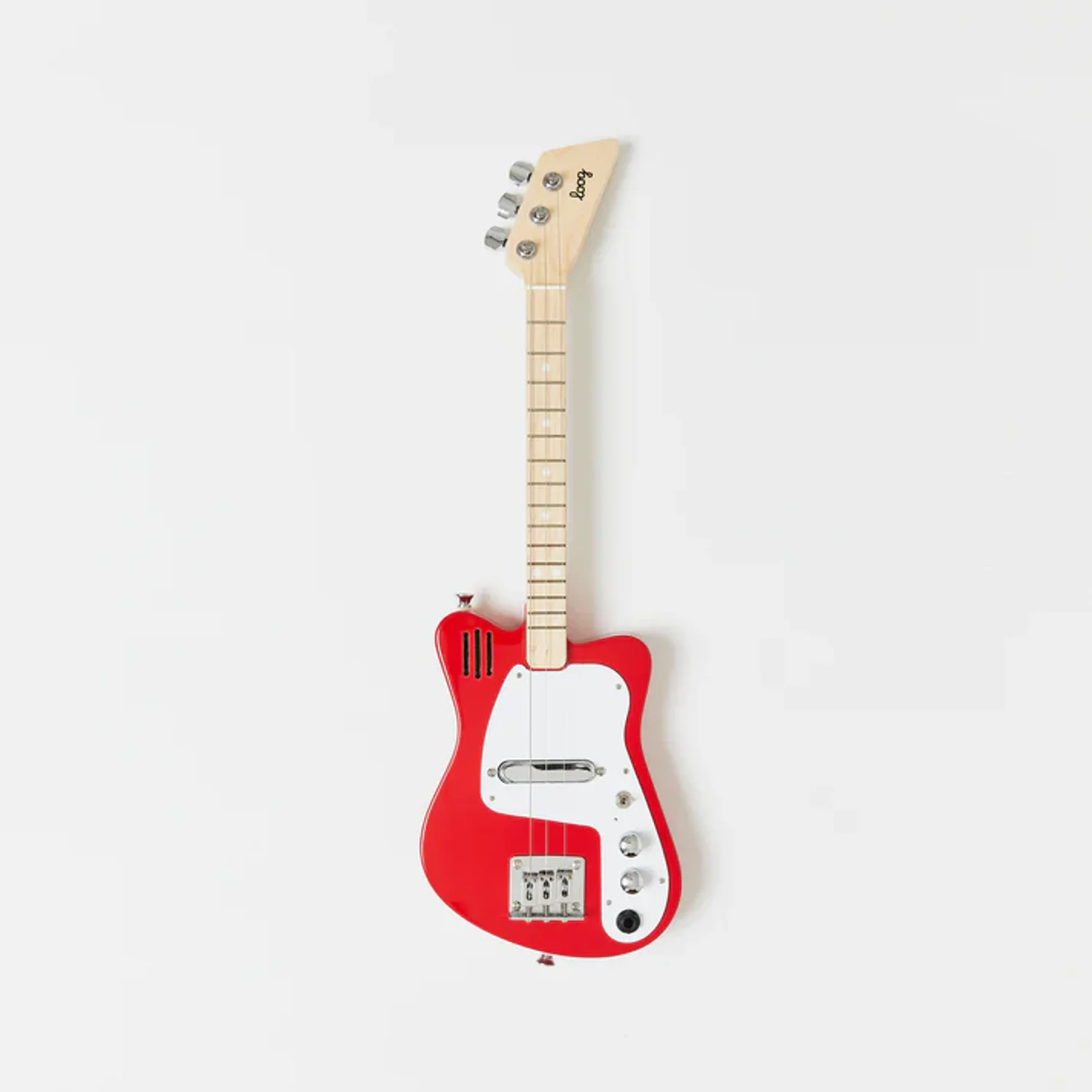 Mini Electric Guitar 3-String Red