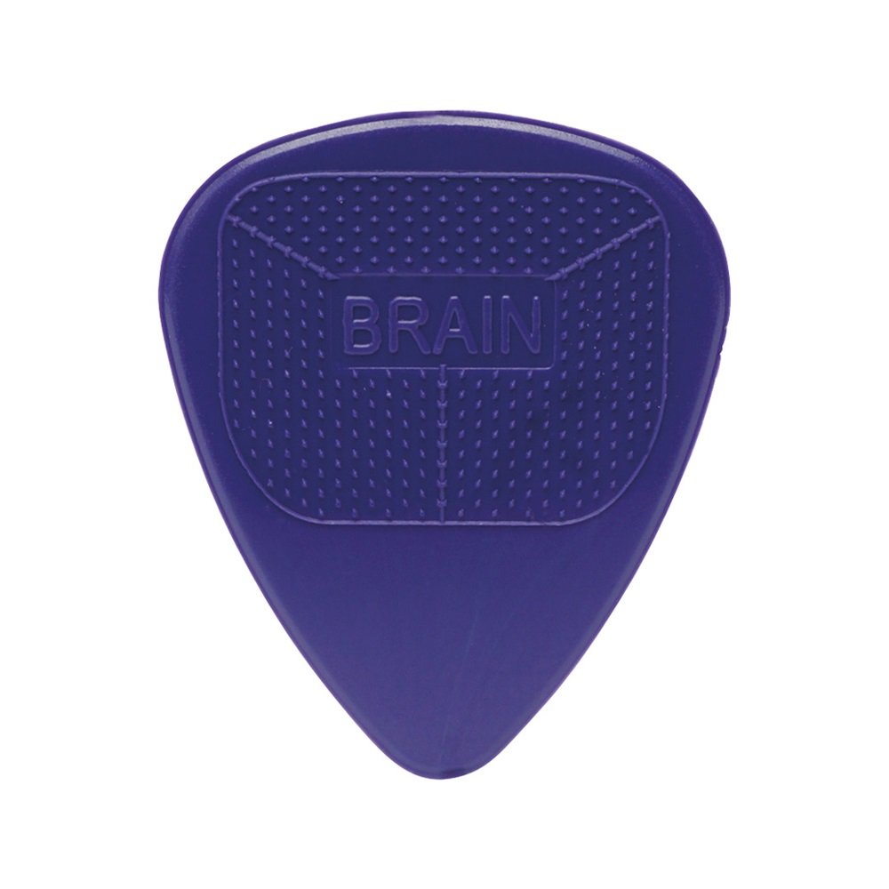 Snarling Dog Brain Picks - 351 Shape (TSDB351 .60), 12 pcs Pick Pack, 0.60 mm, Purple