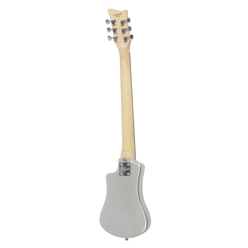 Shorty E-Gitarre, Metallic Silver