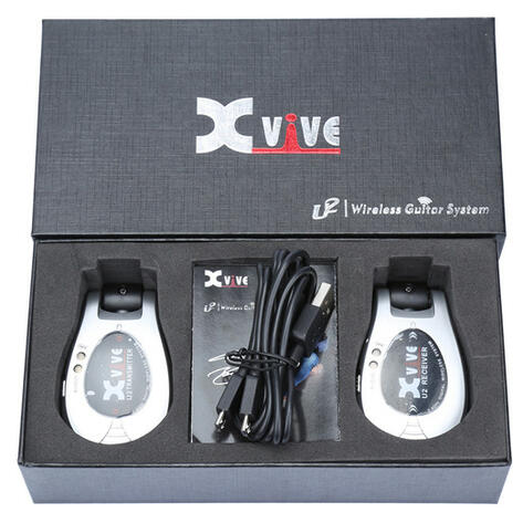 U2 Guitar Wireless System, Silver - Gitarren Drahtlos-System